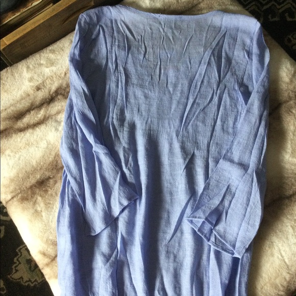 🆕 Spense Peasant Boho Top 💙🌼🌿 - Picture 5 of 7